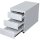 Rollcontainer - 3 Schübe - 62 cm hoch - grau