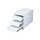 Büro Rollcontainer Bürocontainer Holz-Abdeckplatte 3 Schubladen 62x46x79cm Weiß 505807