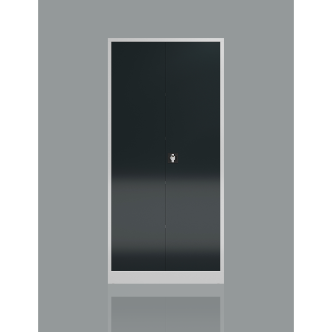 Seitenansicht vom Steelboxx Aktenschrank kompl. montiert...