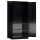 XL Aktenschrank Metall 194,5x92 schwarz abschließbar
