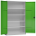 XL Aktenschrank Metall 194,5x120 grün abschließbar