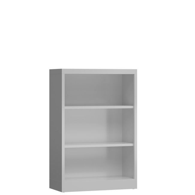 Seitenansicht vom Steelboxx  Aktenregal Bücherregal Sideboard 3 OH 1200 x 800 x 380 mm grau X-540130