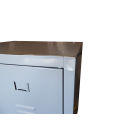 Gebraucht: L&uuml;llmann&reg; Putzmittelspind mit 2 Abteilen - grau