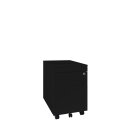 B&uuml;ro Rollcontainer B&uuml;rocontainer mit H&auml;ngeregistratur f&uuml;r DIN A 4 H&auml;ngemappen 62 x 40 x 59 cm Schwarz 505931