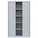 Gebraucht: Rollladenschrank - 5 Ordnerh&ouml;hen - B 120 cm - grau