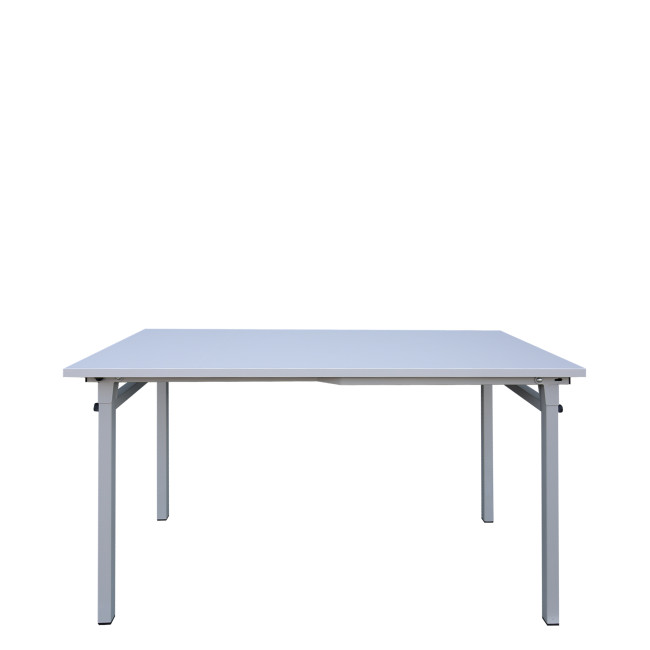 Frontansicht vom Steelboxx Klapptisch Konferenztisch Schreibtisch 750 x 1200 x 600 mm  lichtgrau X-350660