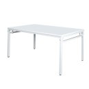 Frontansicht vom Steelboxx Klapptisch Konferenztisch Schreibtisch 4-Fu&szlig;-Gestell 750 x 1200 x 800 mm grau X-350665