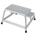 STABILO&reg; Montagetritt mit 2 Gitterroststufen, Alu, 410 x 650 x 680 mm