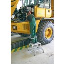 STABILO&reg; Montagetritt mit 2 Gitterroststufen, Alu, 410 x 650 x 680 mm