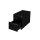 Büro Rollcontainer Bürocontainer mit Hängeregistratur für DIN A4 Hängemappen 61x46x59cm Schwarz 505304