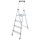 Stufenstehleiter Solidy®, Stahl, 4 Stufen