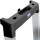 Stufenstehleiter Solidy®, Stahl, 4 Stufen