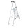 Stufenstehleiter Solidy®, Stahl, 6 Stufen