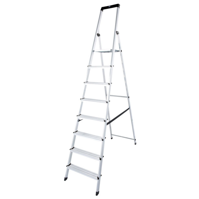 Stufenstehleiter Solidy®, Stahl, 8 Stufen