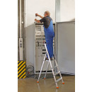 Stufenstehleiter Solido&reg;, Alu, 4 Stufen