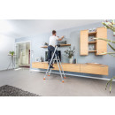 Stufenstehleiter Solido&reg;, Alu, 4 Stufen