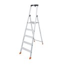 Stufenstehleiter Solido&reg;, Alu, 5 Stufen