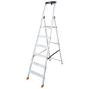 Stufenstehleiter Solido&reg;, Alu, 6 Stufen