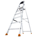 Stufenstehleiter Solido&reg;, Alu, 6 Stufen