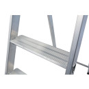 Stufenstehleiter Solido&reg;, Alu, 6 Stufen
