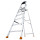 Stufenstehleiter Solido®, Alu, 6 Stufen