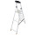 Stufenstehleiter Solido®, Alu, 6 Stufen