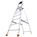 Stufenstehleiter Solido&reg;, Alu, 7 Stufen