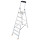Stufenstehleiter Solido®, Alu, 7 Stufen