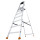 Stufenstehleiter Solido®, Alu, 7 Stufen