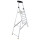 Stufenstehleiter Solido®, Alu, 7 Stufen