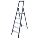 Stufenstehleiter SePro&reg; S, eloxiert, 5 Stufen