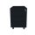 Rollcontainer - 59 cm tief - 3 Schubladen - Stahltop - schwarz