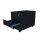 Rollcontainer - 59 cm tief - 3 Schubladen - Stahltop - schwarz