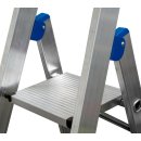 STABILO&reg; fahrbare Stufenstehleiter, Alu, 5 Stufen