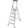 STABILO® fahrbare Stufenstehleiter, Alu, 5 Stufen