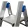STABILO® fahrbare Stufenstehleiter, Alu, 5 Stufen