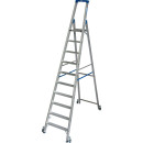 STABILO® fahrbare Stufenstehleiter, Alu, 10 Stufen