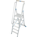 STABILO® fahrbare Stufenstehleiter mit großer...