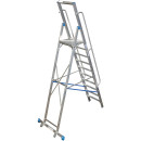 STABILO&reg; fahrbare Stufenstehleiter mit gro&szlig;er Standplattform, 10 Stufen