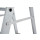 STABILO® fahrbare Stufenstehleiter mit großer Plattform + Sicherheitsbügel, 6 Stufen