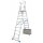 STABILO® Teleskopplattformleiter mit großer Standplattform + Sicherheitsbügel, 8-10 Sprossen
