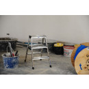 Stufendoppelleiter Dopplo&reg;, Alu, 2x 3 Stufen