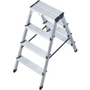 Stufendoppelleiter Dopplo&reg;, Alu, 2x 4 Stufen
