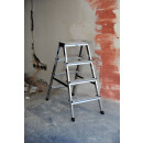 Stufendoppelleiter Dopplo&reg;, Alu, 2x 4 Stufen