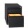 Büro Rollcontainer Bürocontainer mit Hängeregistratur für DIN A4 Hängemappen 61x46x79cm Schwarz 505311