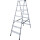 Stufendoppelleiter Dopplo®, Alu, 2x 7 Stufen