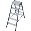 Stufendoppelleiter Sepro® D, eloxiert, 2x 5 Stufen