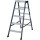 Stufendoppelleiter Sepro® D, eloxiert, 2x 5 Stufen