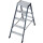Stufendoppelleiter Sepro® D, eloxiert, 2x 5 Stufen