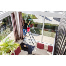 Stufendoppelleiter Sepro&reg; D, eloxiert, 2x 6 Stufen